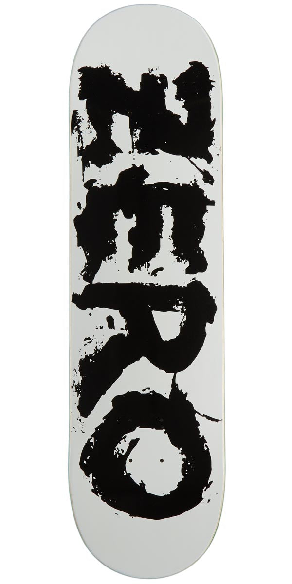 Zero Misled Font Skateboard Deck - White - 8.25