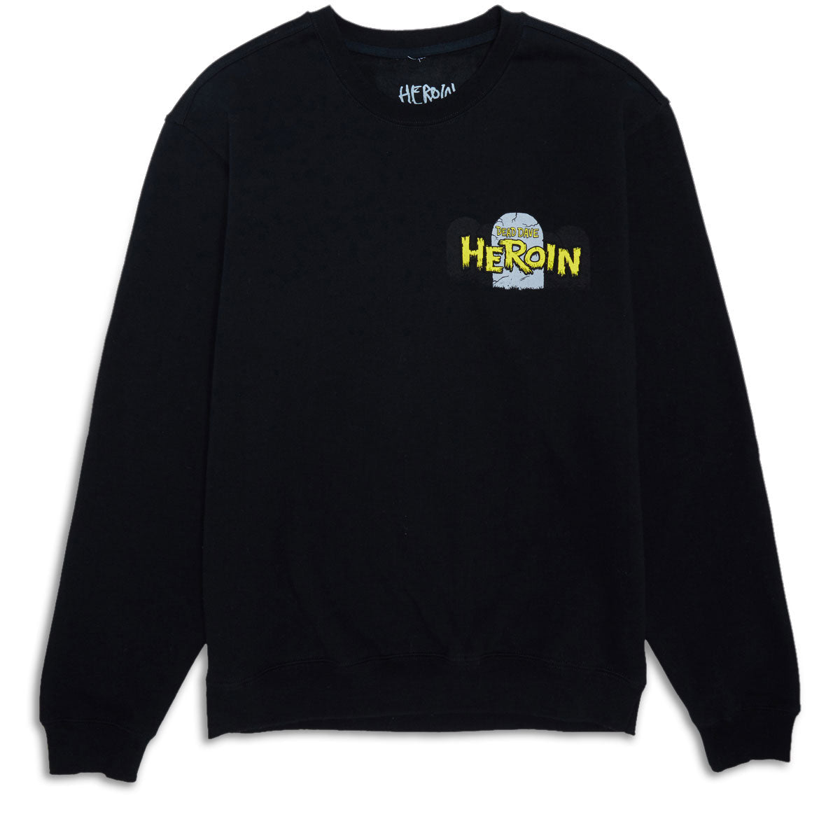 Heroin Zombie Crew Sweatshirt - Black image 1