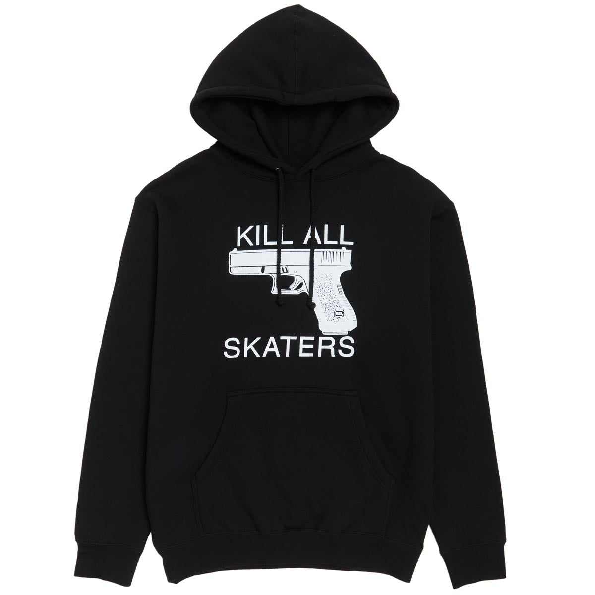 Jenkem Kill All Skaters Hoodie - Black image 1