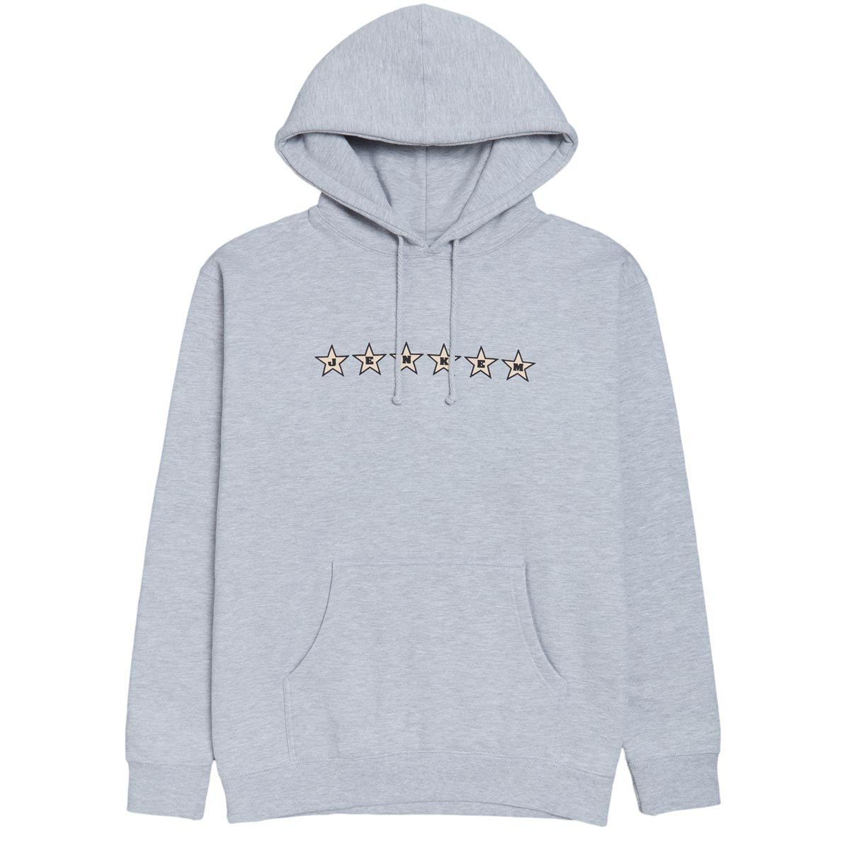 Jenkem 6 Star Hoodie - Heather Grey image 1