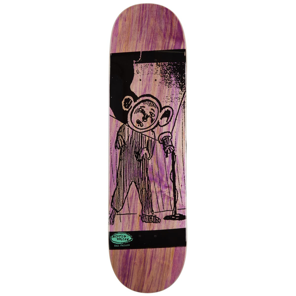 The Heated Wheel Eniz Fazliov Improv Skateboard Deck - 8.25