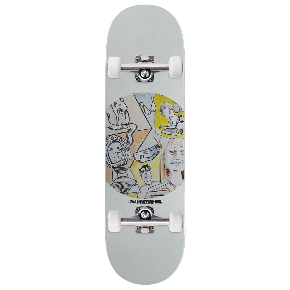 The Heated Wheel Rat Rage Skateboard Complete - 9.00