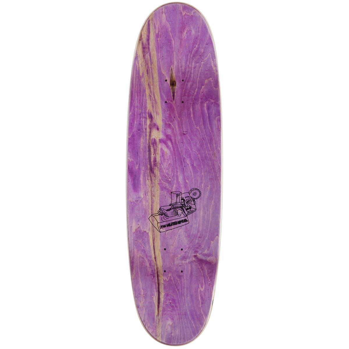 The Heated Wheel Sorry Burt Egg Shaped Skateboard Deck - 9.25