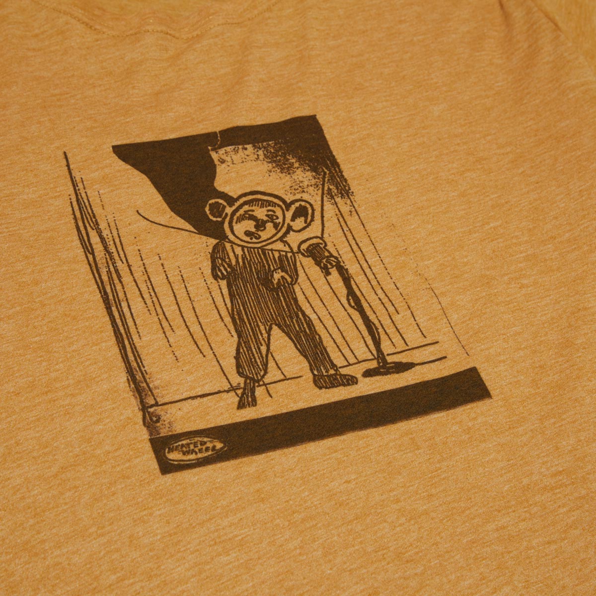 The Heated Wheel Improv T-Shirt - Gold image 2