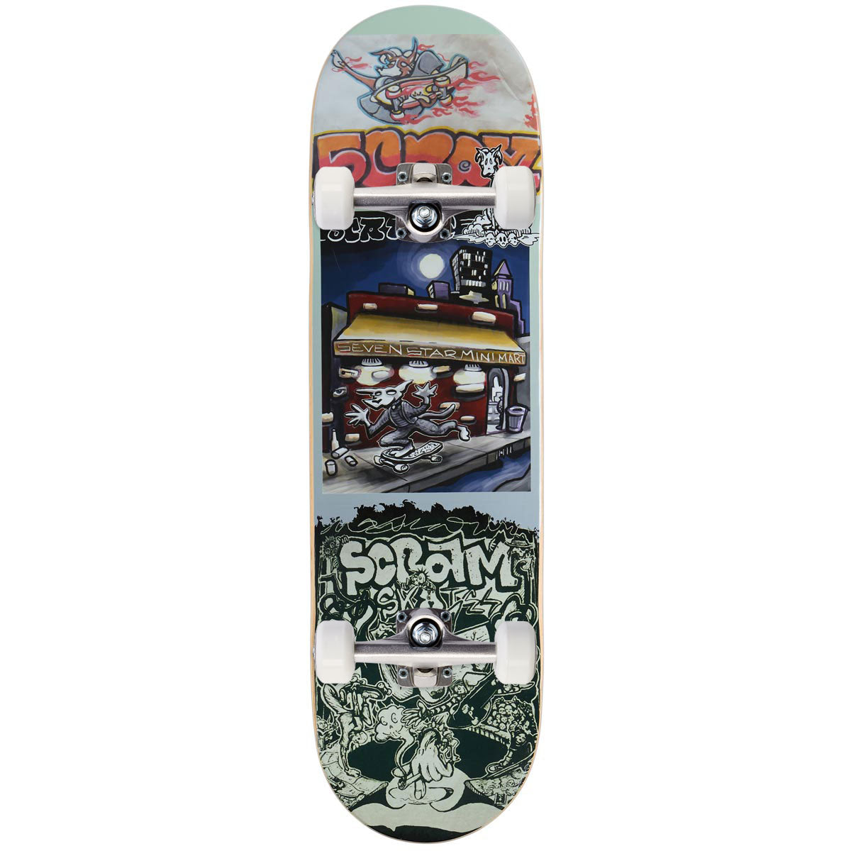 Scram Pop SU24 Skateboard Complete - 9.00