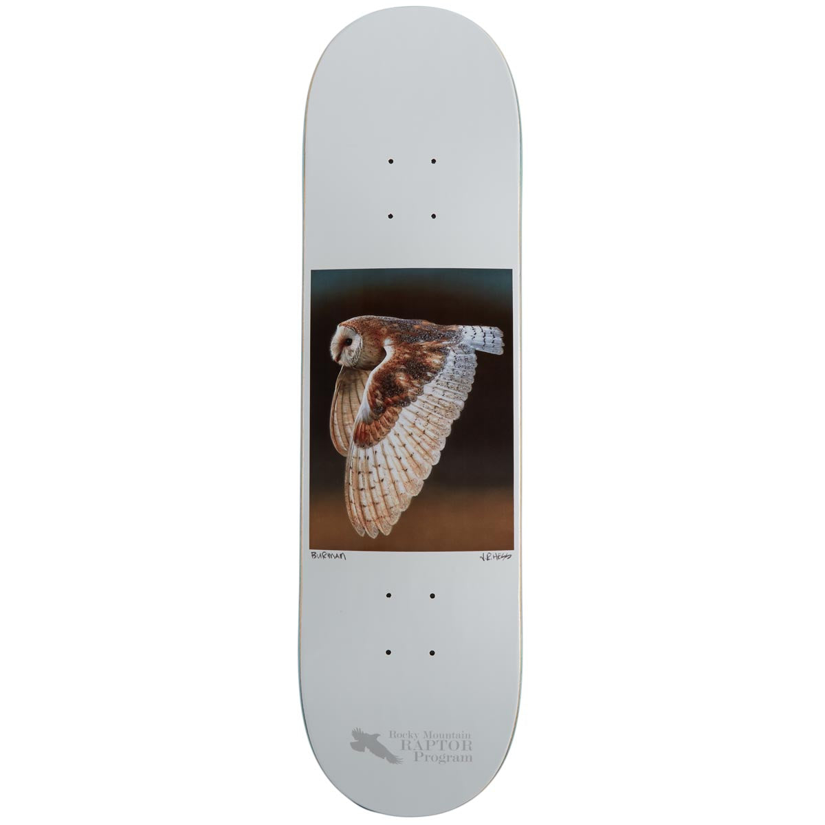 Zero Barn Owl Burman Skateboard Deck - 8.375