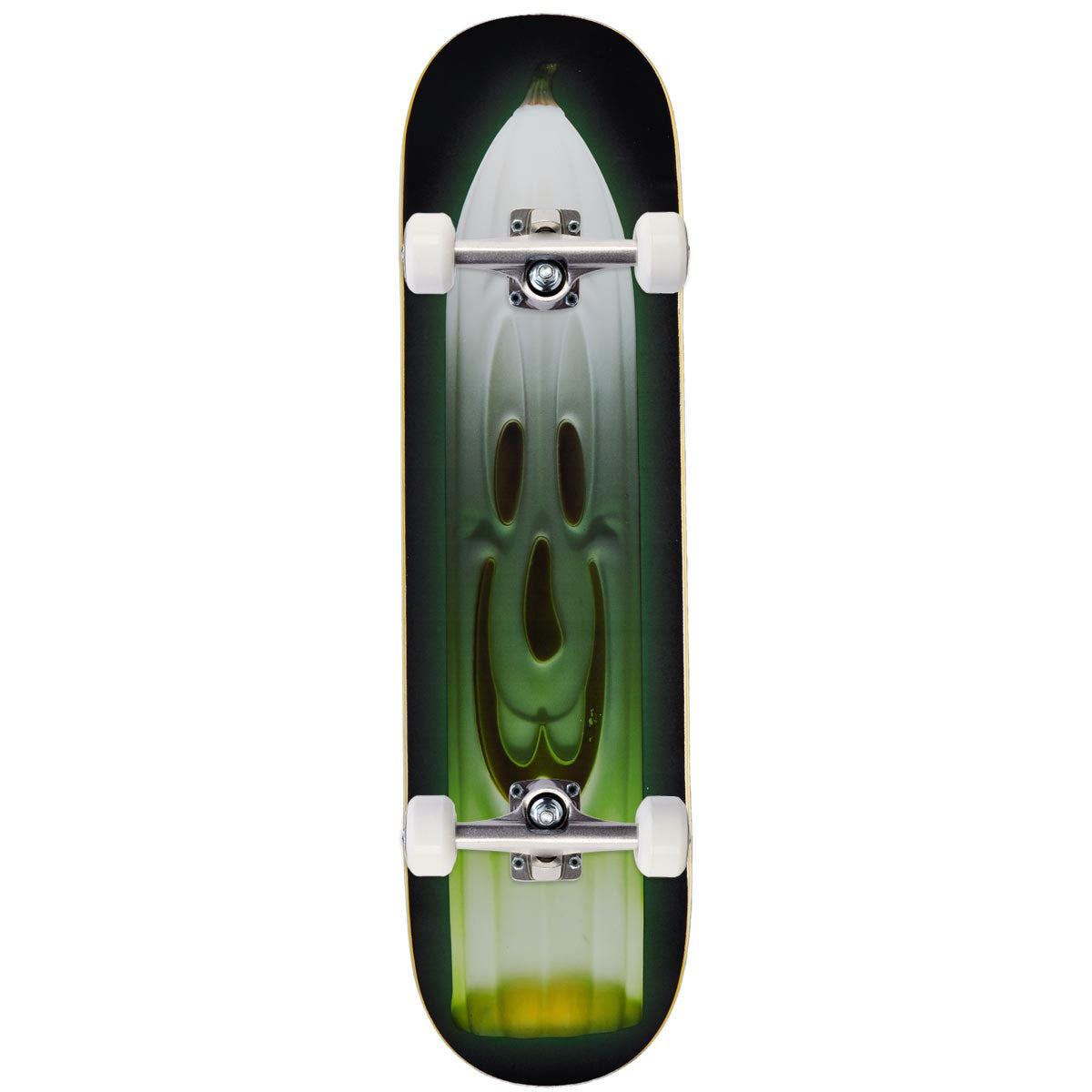 HSS Glow Mold Skateboard Complete - White/Multi - 8.25