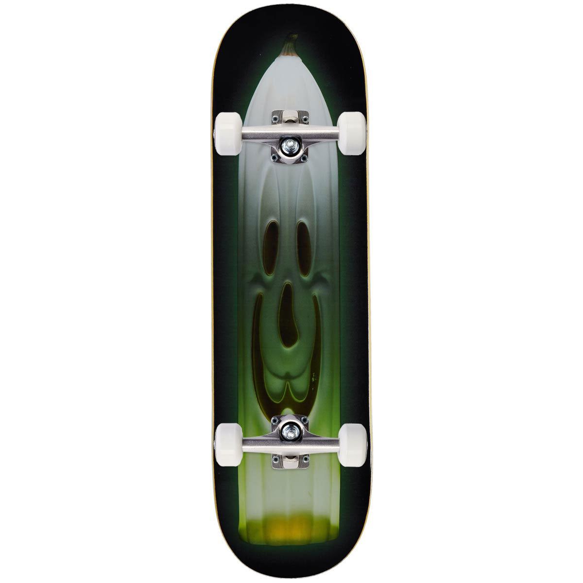 HSS Glow Mold Skateboard Complete - White/Multi - 8.75