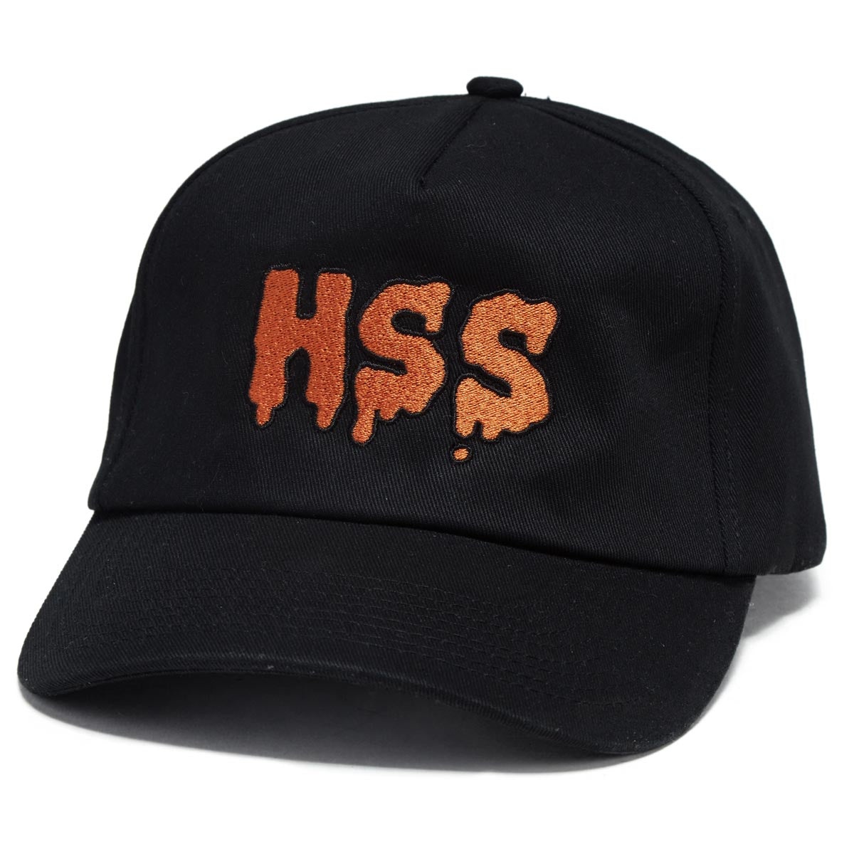 HSS Drip Logo Hat - Black/Orange image 1