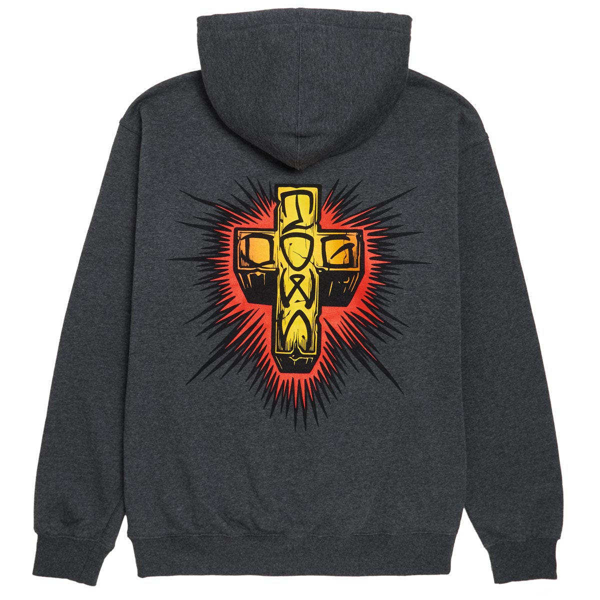 Dogtown Ese Cross 2 Logo Hoodie - Charocal image 1