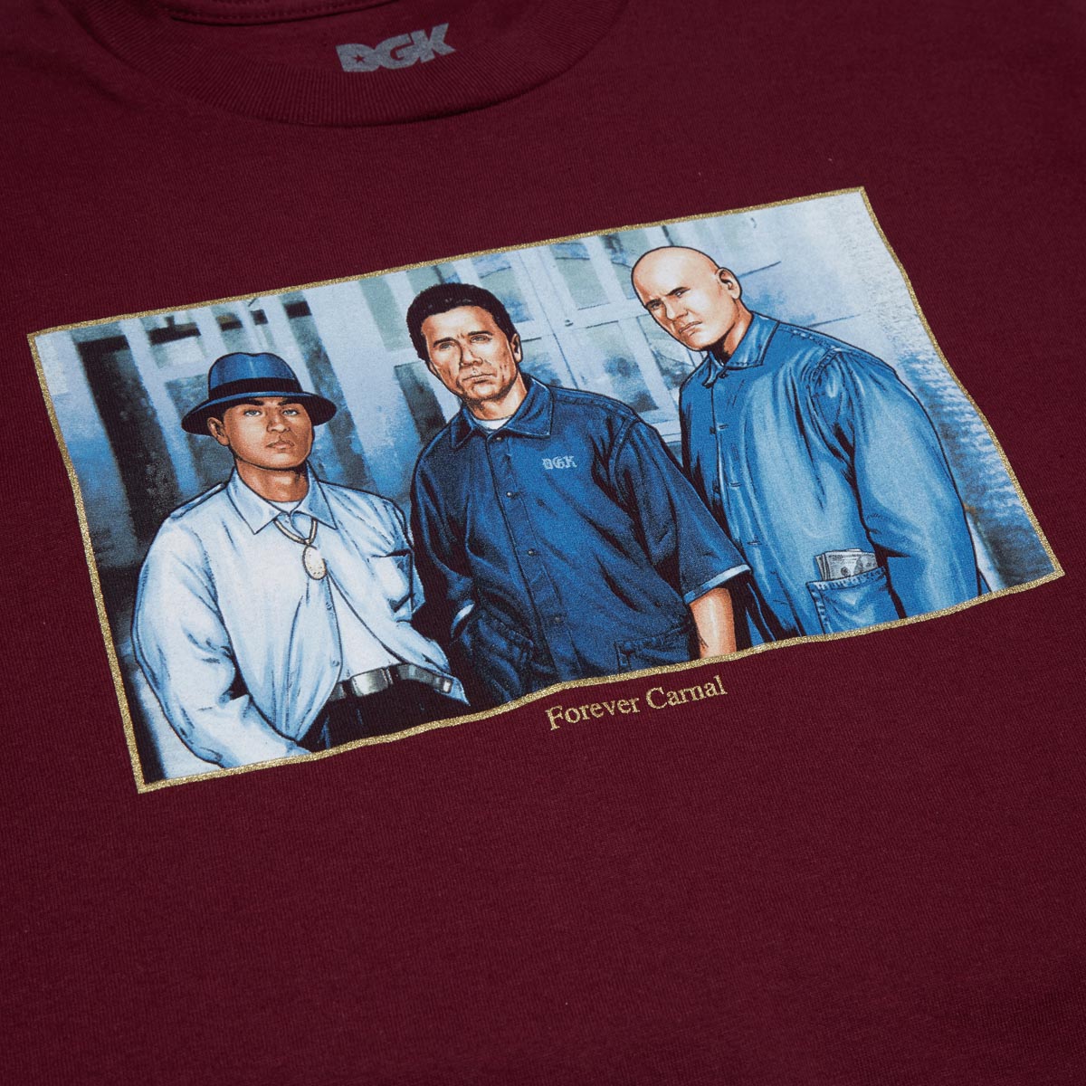 DGK Carnal T-Shirt - Burgundy image 2