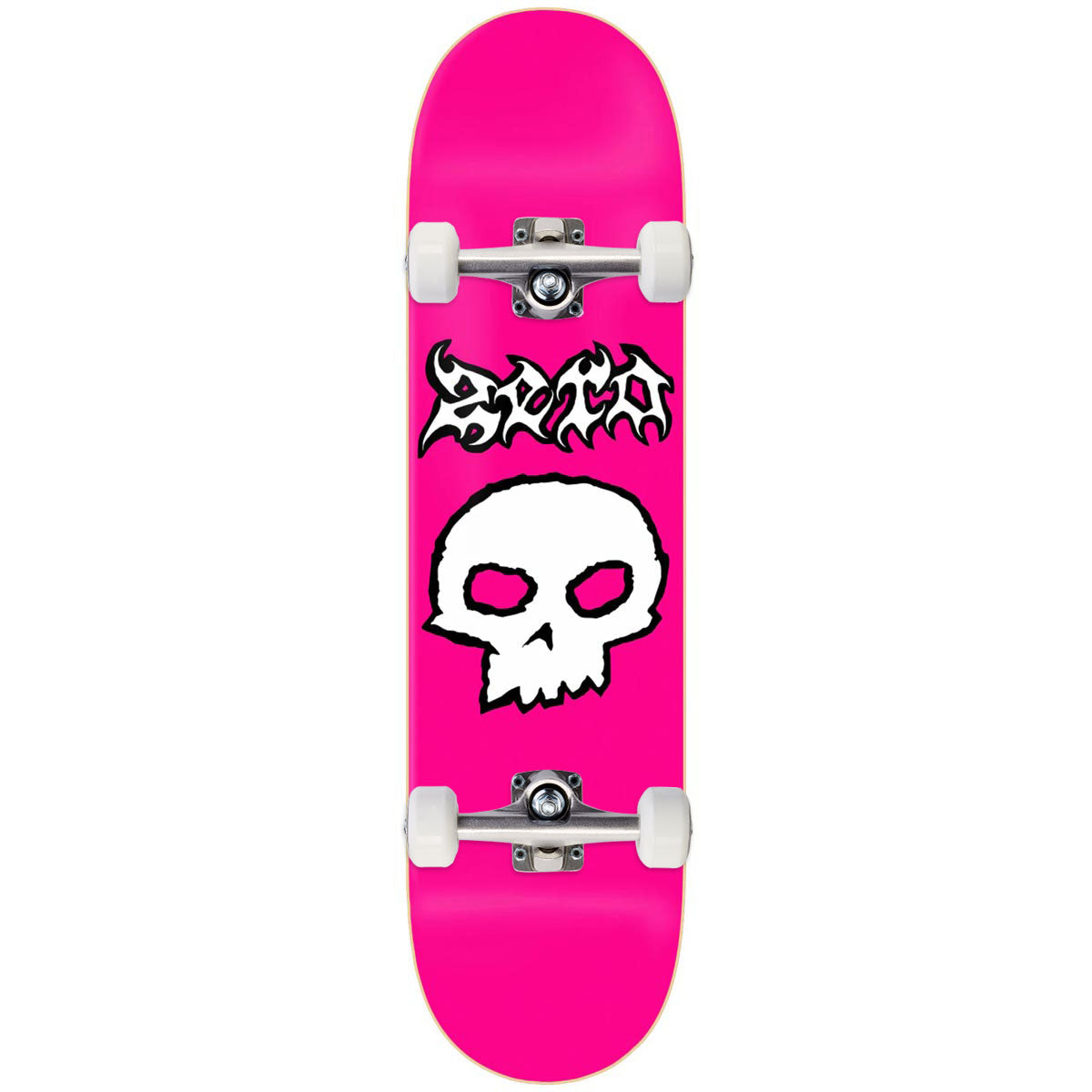 Zero Metal Single Skull Skateboard Complete - Pink - 8.25