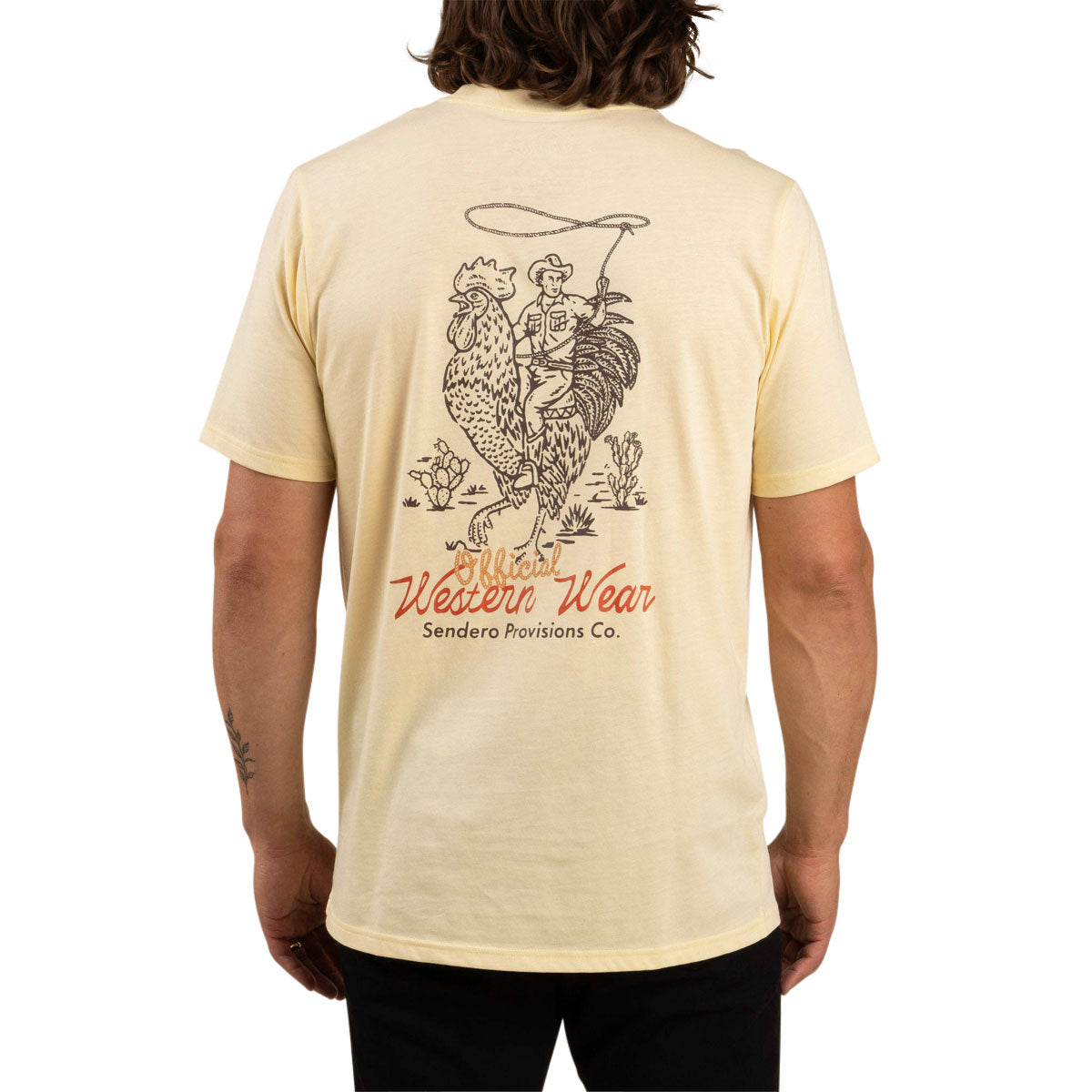 Sendero Official Western T-Shirt - Cream image 4