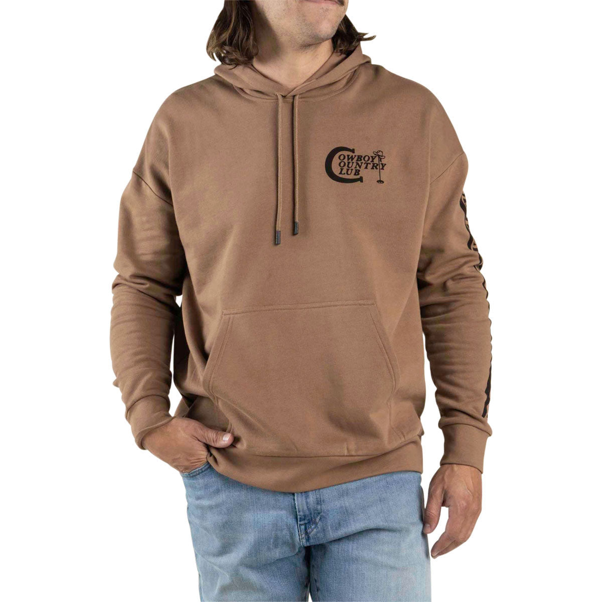 Sendero Cowboy Country Club Hoodie - Light Brown image 2