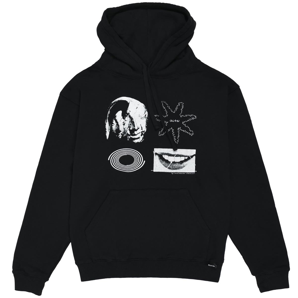 Quasi Point Hoodie - Black image 1