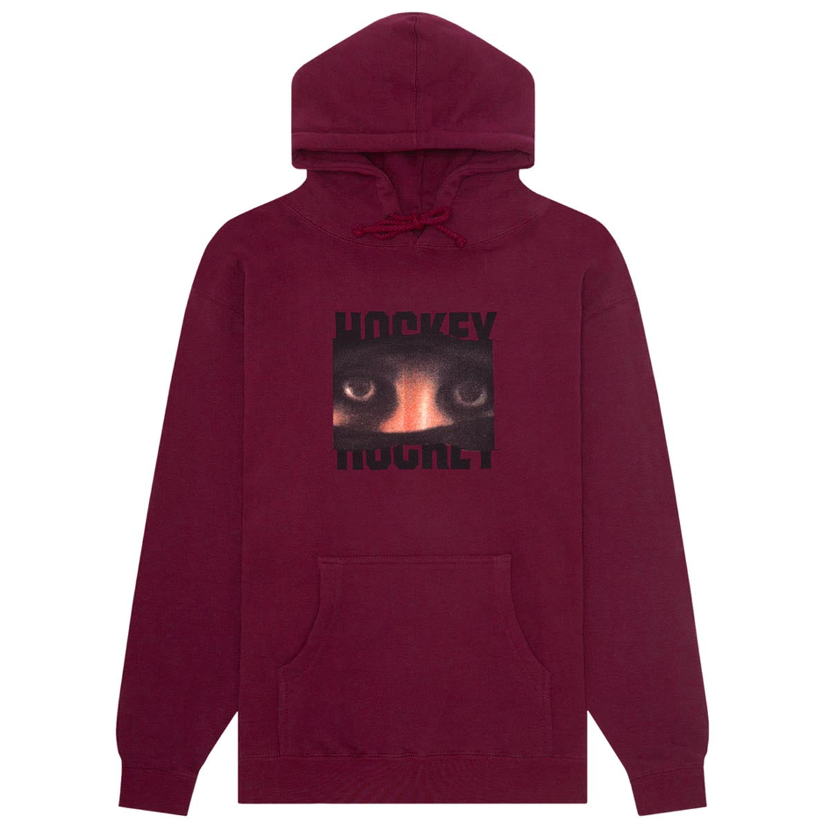 Hockey Crushed Hoodie - Maroon image 1