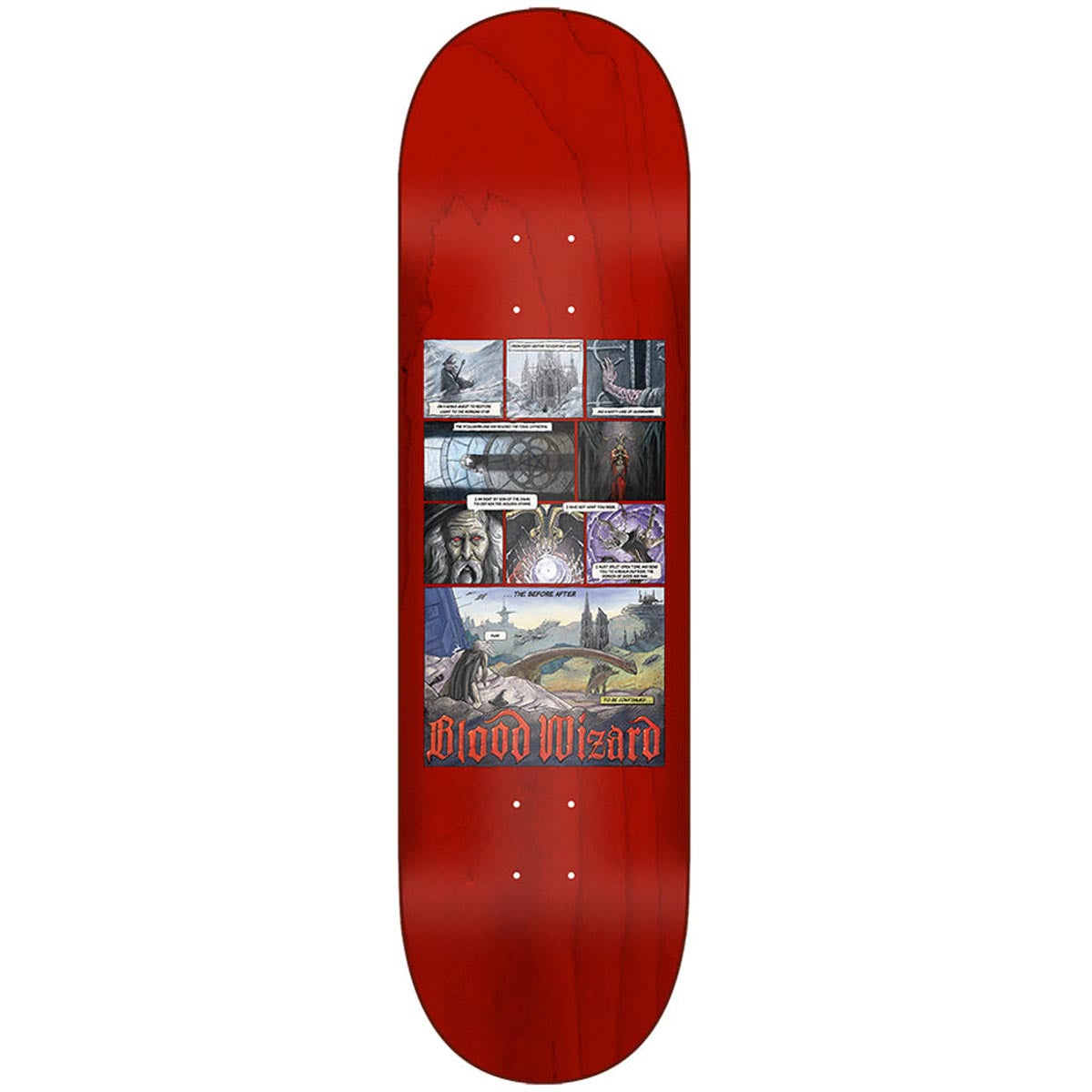 Blood Wizard Outer Realms Comic Skateboard Deck - 8.50