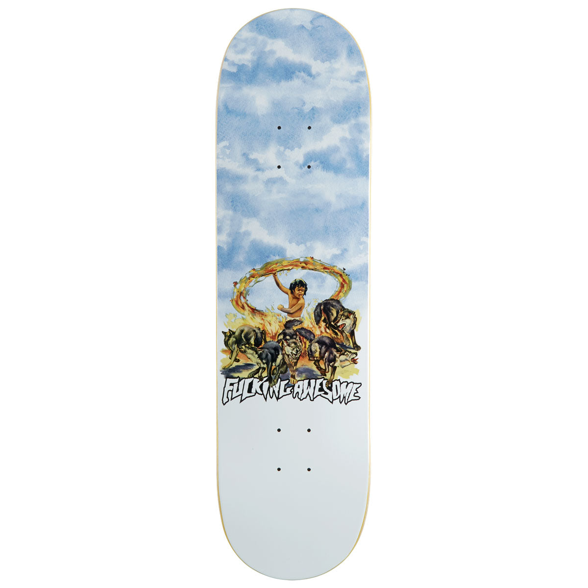 Fucking Awesome Louie Lopez Fire Child Skateboard Deck - 8.38