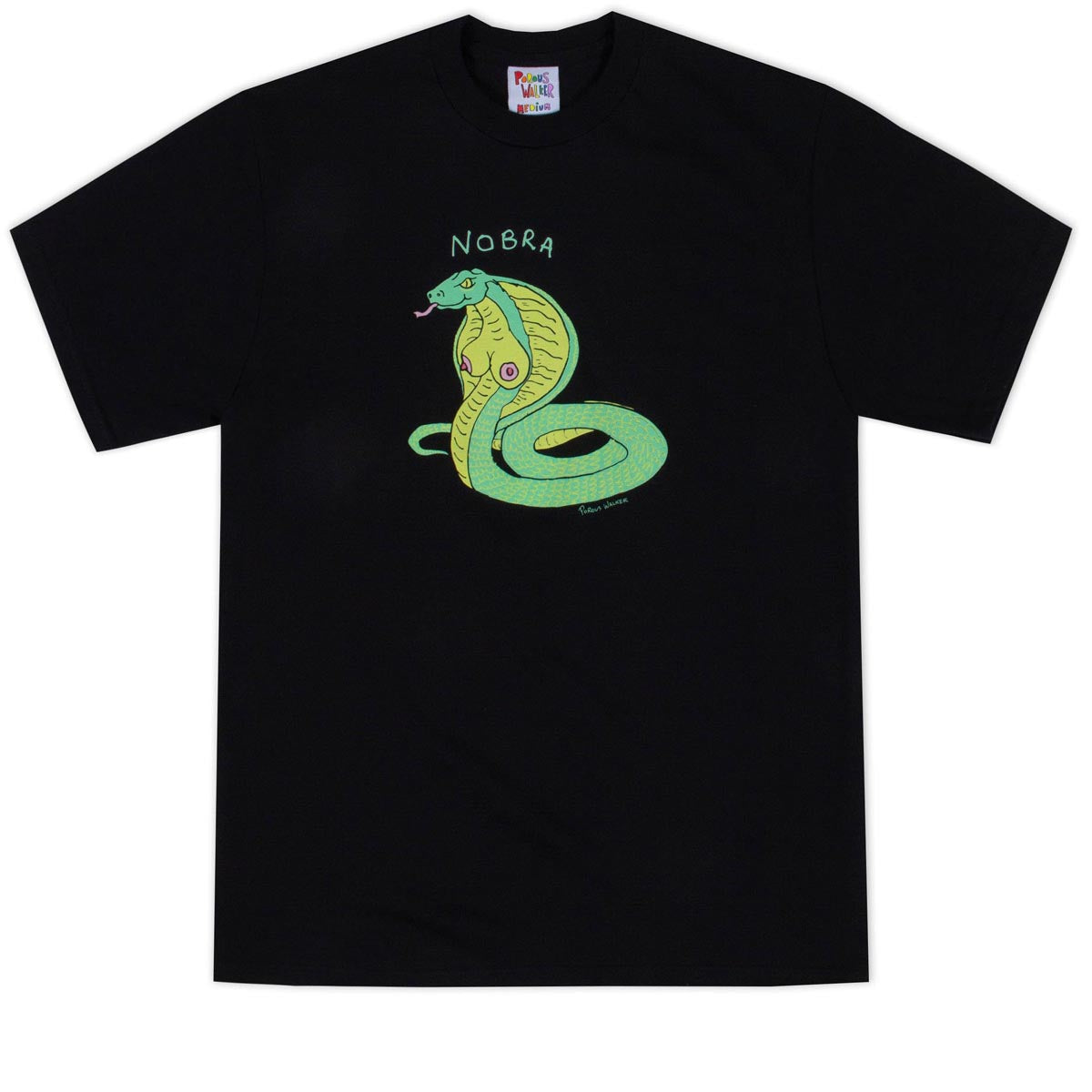 Porous Walker Nobra T-Shirt - Black image 1