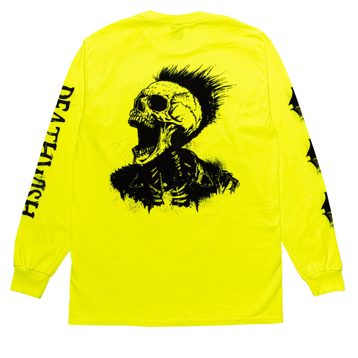 Deathwish Creeping Long Sleeve T-Shirt - Neon Green image 1