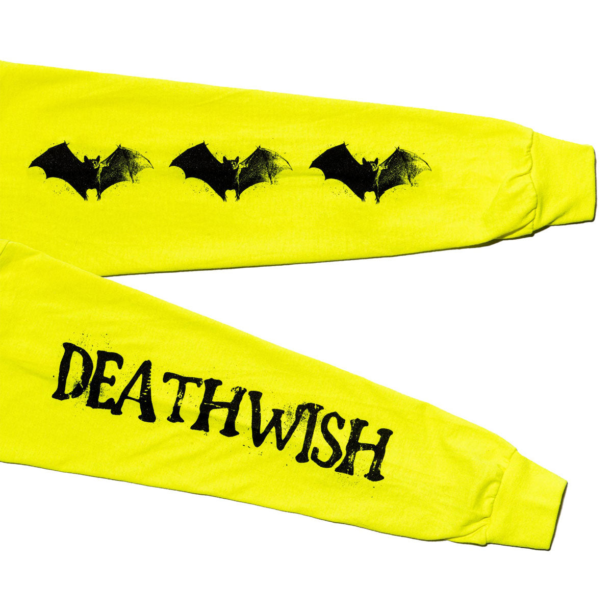 Deathwish Creeping Long Sleeve T-Shirt - Neon Green image 3