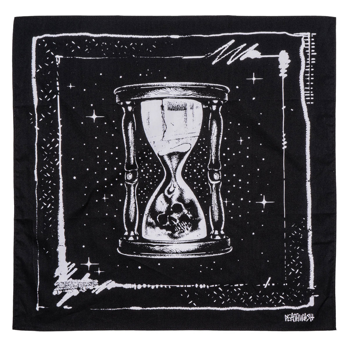 Deathwish Time Waits Bandana - Black image 1