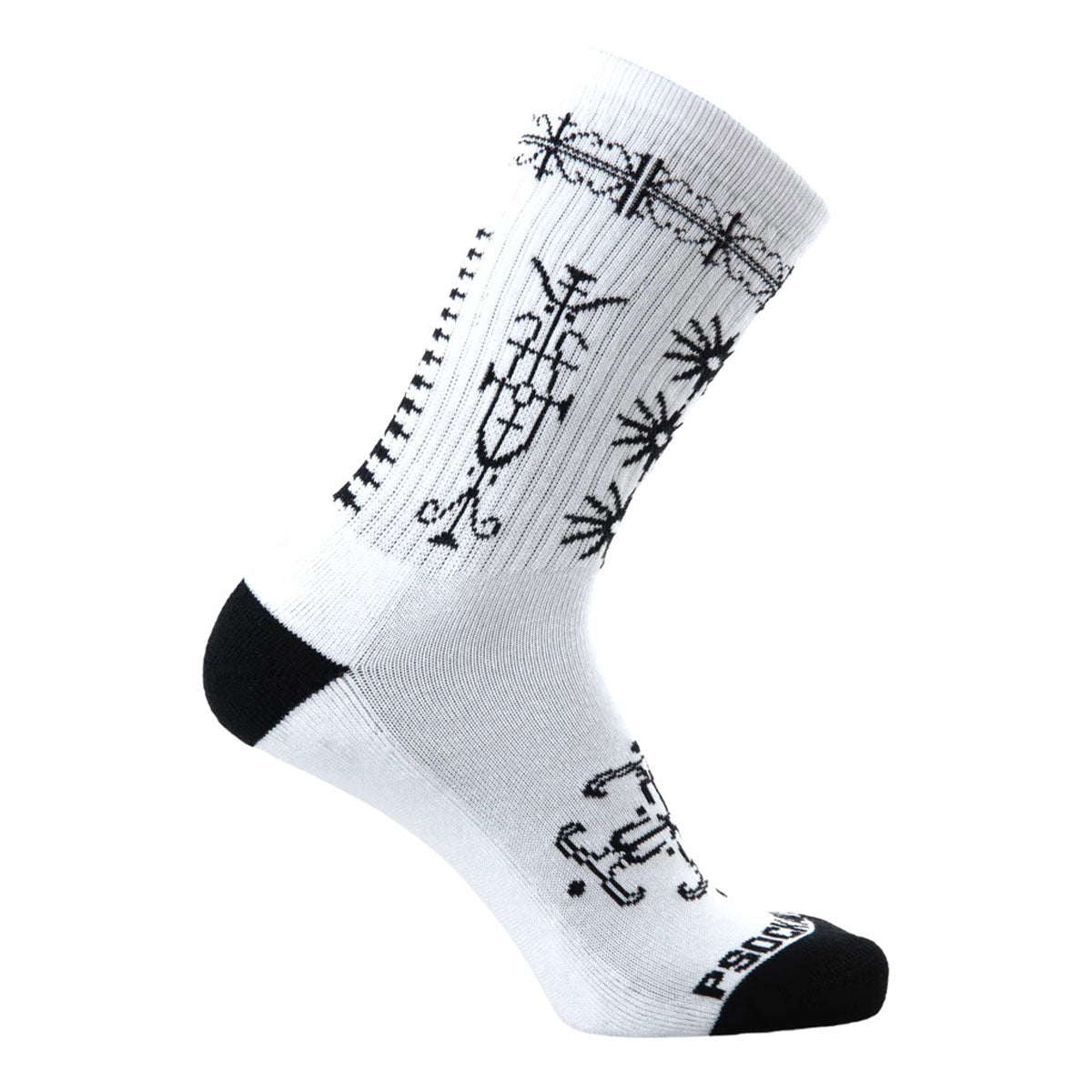 Psockadelic Skatchewan Socks - White image 2