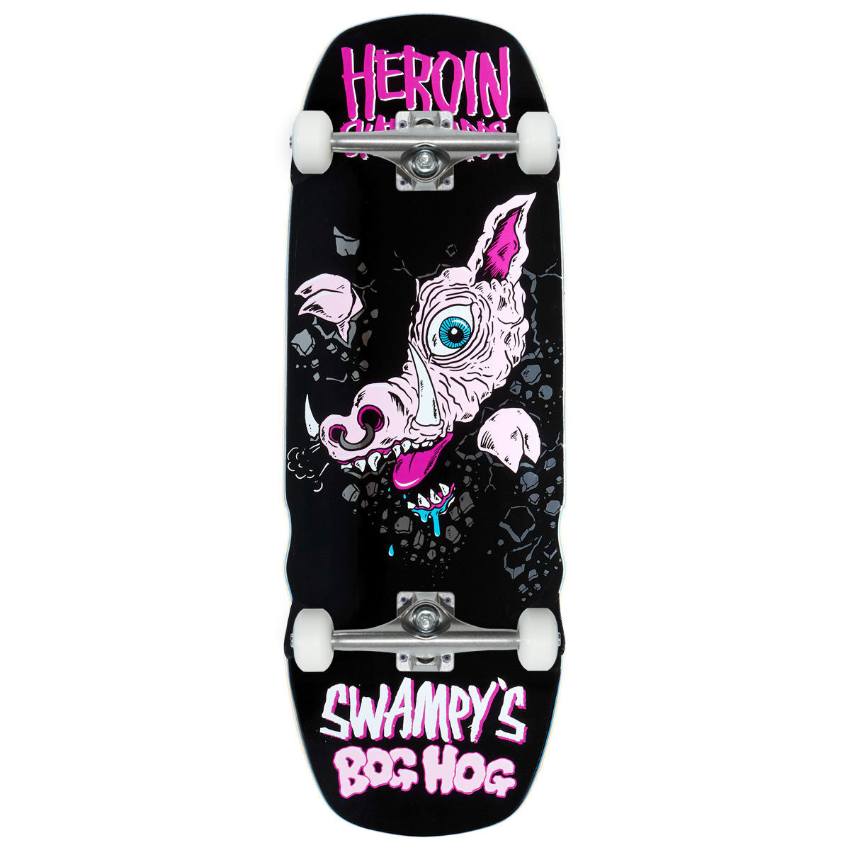 Heroin Swampy’s Bog Hog Skateboard Complete - 10.75