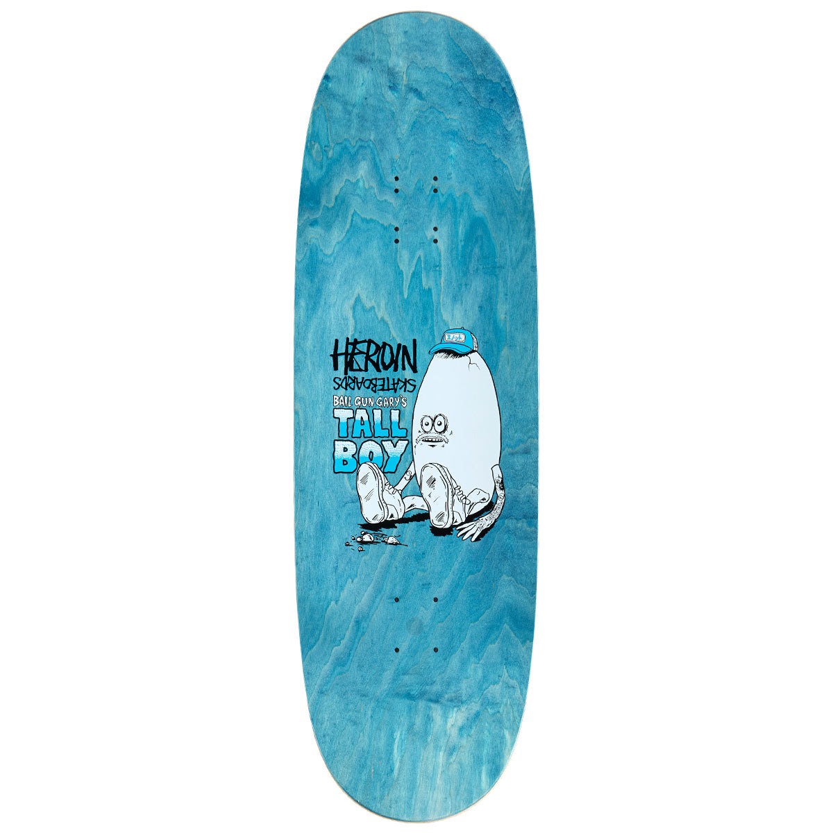 Heroin Bail Gun Gary’s Tall Boy Skateboard Complete - 10.25