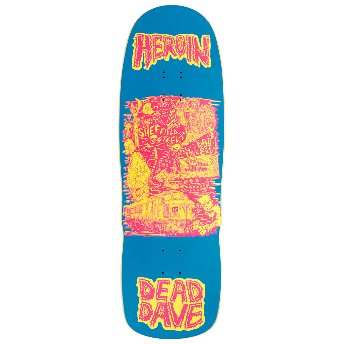 Heroin Dead Dave Allegory Of Fear Skateboard Deck - 10.10