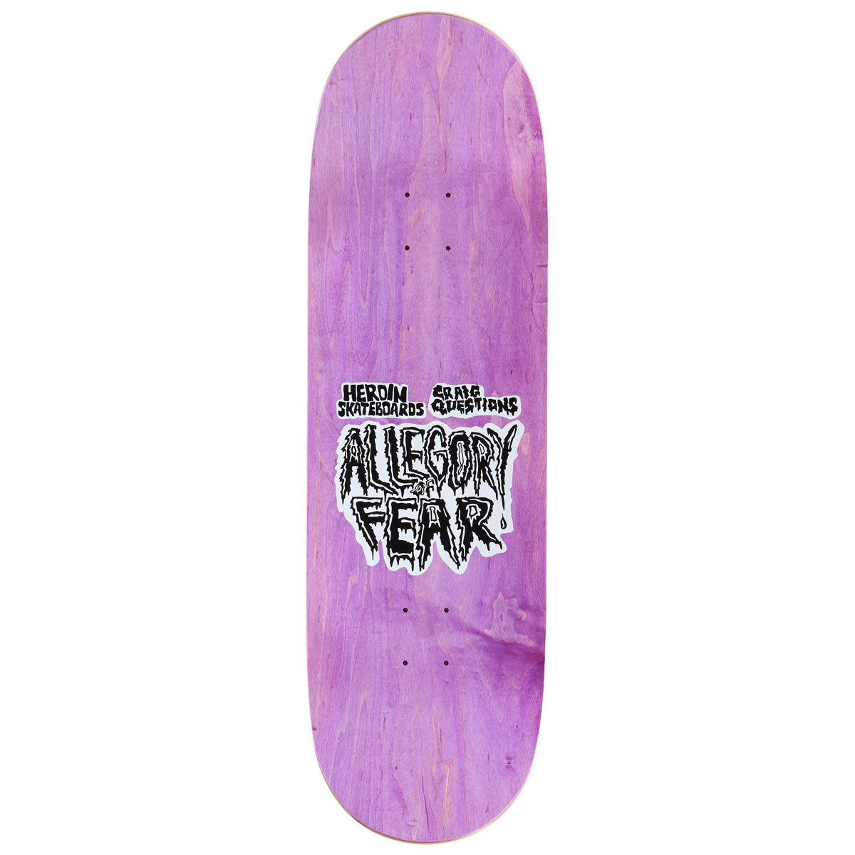 Heroin Nolan Houghton Allegory Of Fear Skateboard Deck - 9.50