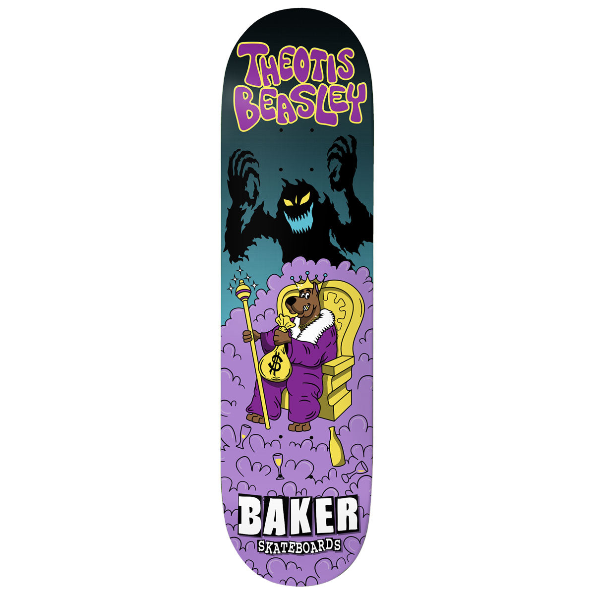 Baker Theotis Beasley King Scooby Skateboard Deck - 8.25