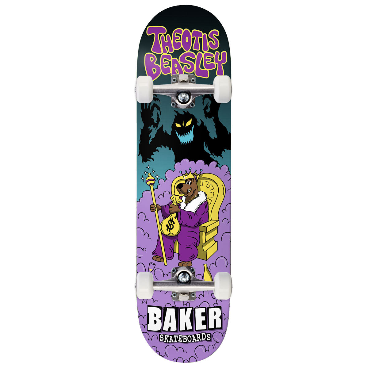 Baker Theotis Beasley King Scooby Skateboard Complete - 8.25