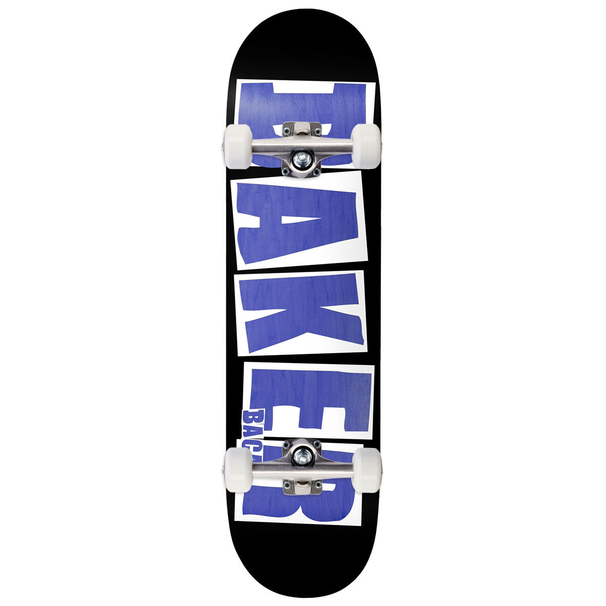 Baker Sammy Baca Brand Name Skateboard Complete - Black/Veneer - 8.25