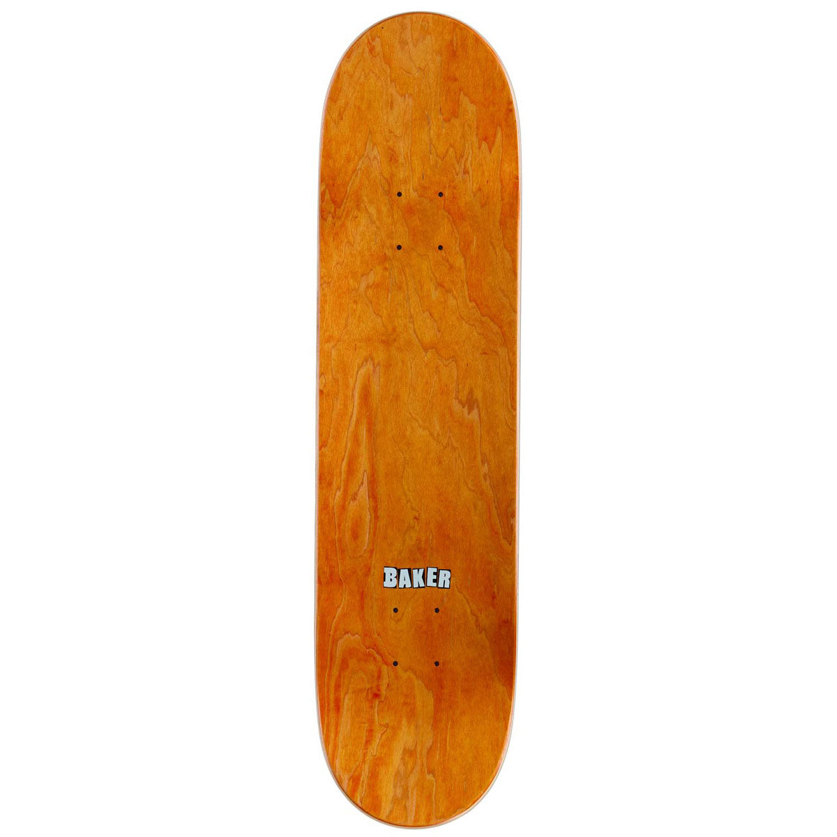 Baker Tyson Peterson Brand Name Skateboard Deck - White/Veneer - 8.50