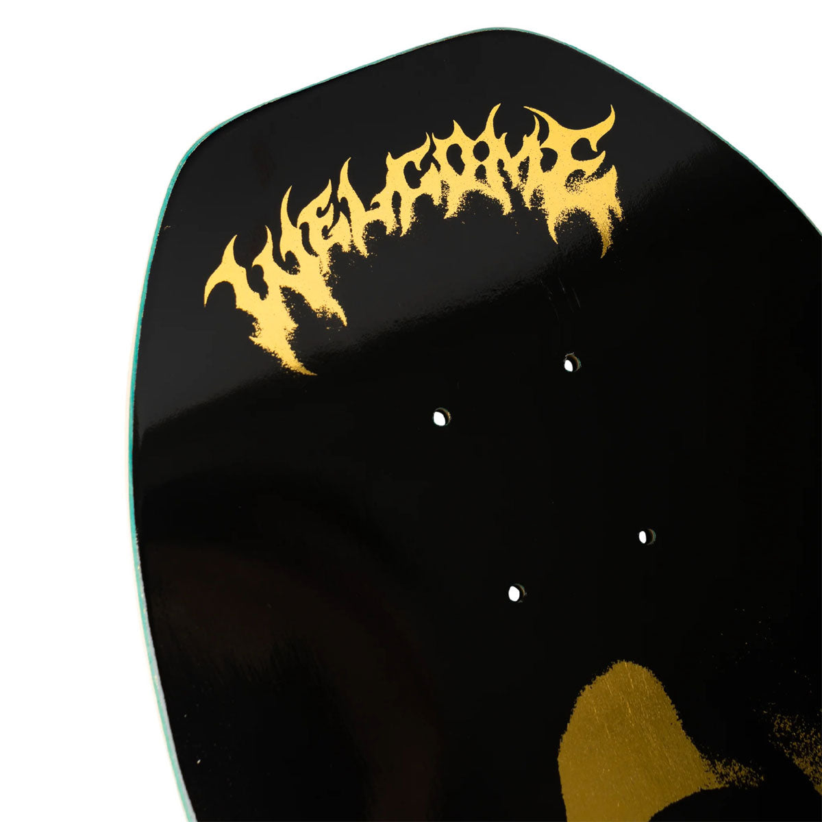 Welcome Contemplation Ryan Townley On An Early Grab Skateboard Complete - Black/Gold Foil - 10.00
