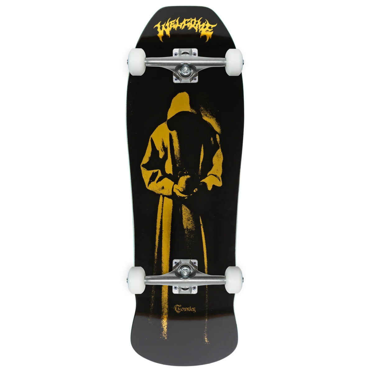 Welcome Contemplation Ryan Townley On An Early Grab Skateboard Complete - Black/Gold Foil - 10.00