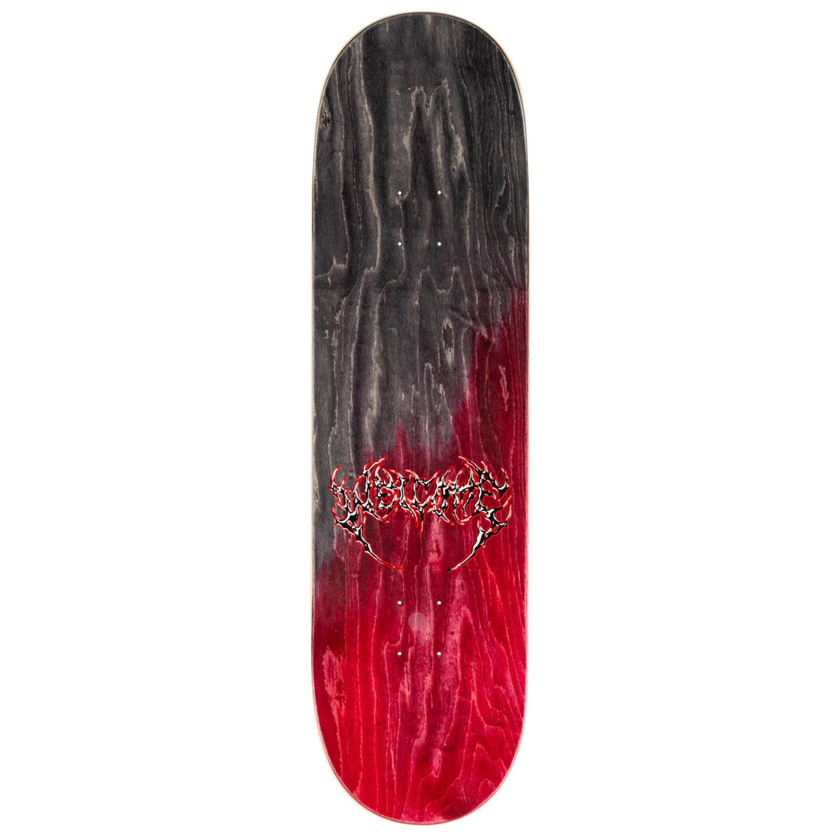 Welcome Diablo Skateboard Complete - Black/Red Stain - 9.00