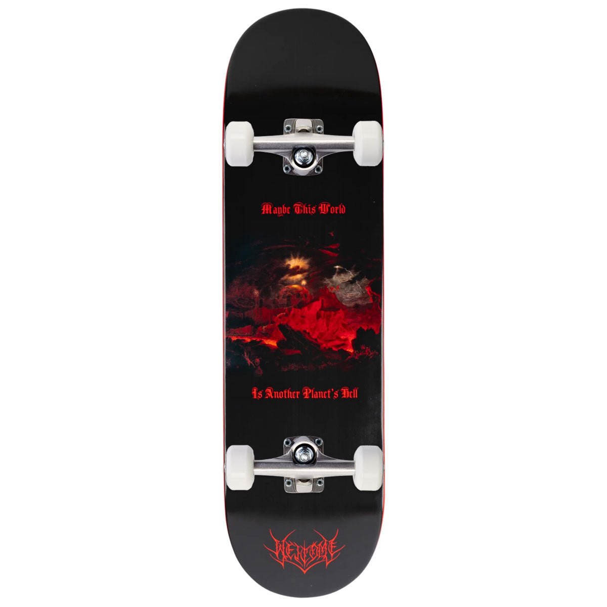 Welcome Depths Skateboard Complete - Red Dip - 8.75