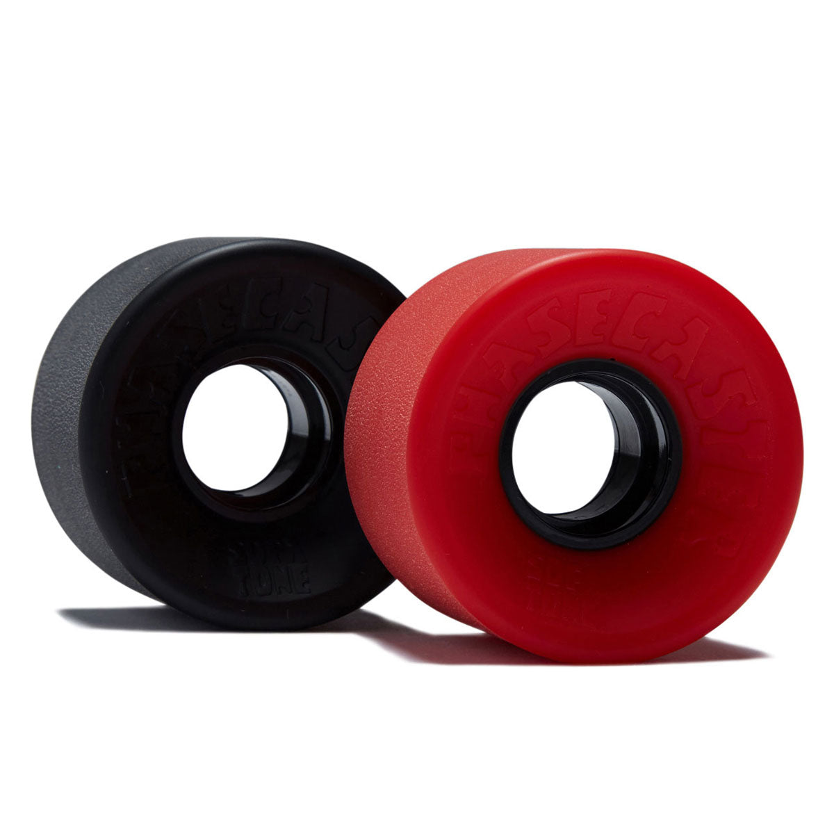 The Heated Wheel Phasecaster Sofa Tone 78a Cruiser Skateboard Wheels - Black/Red - 56mm image 1