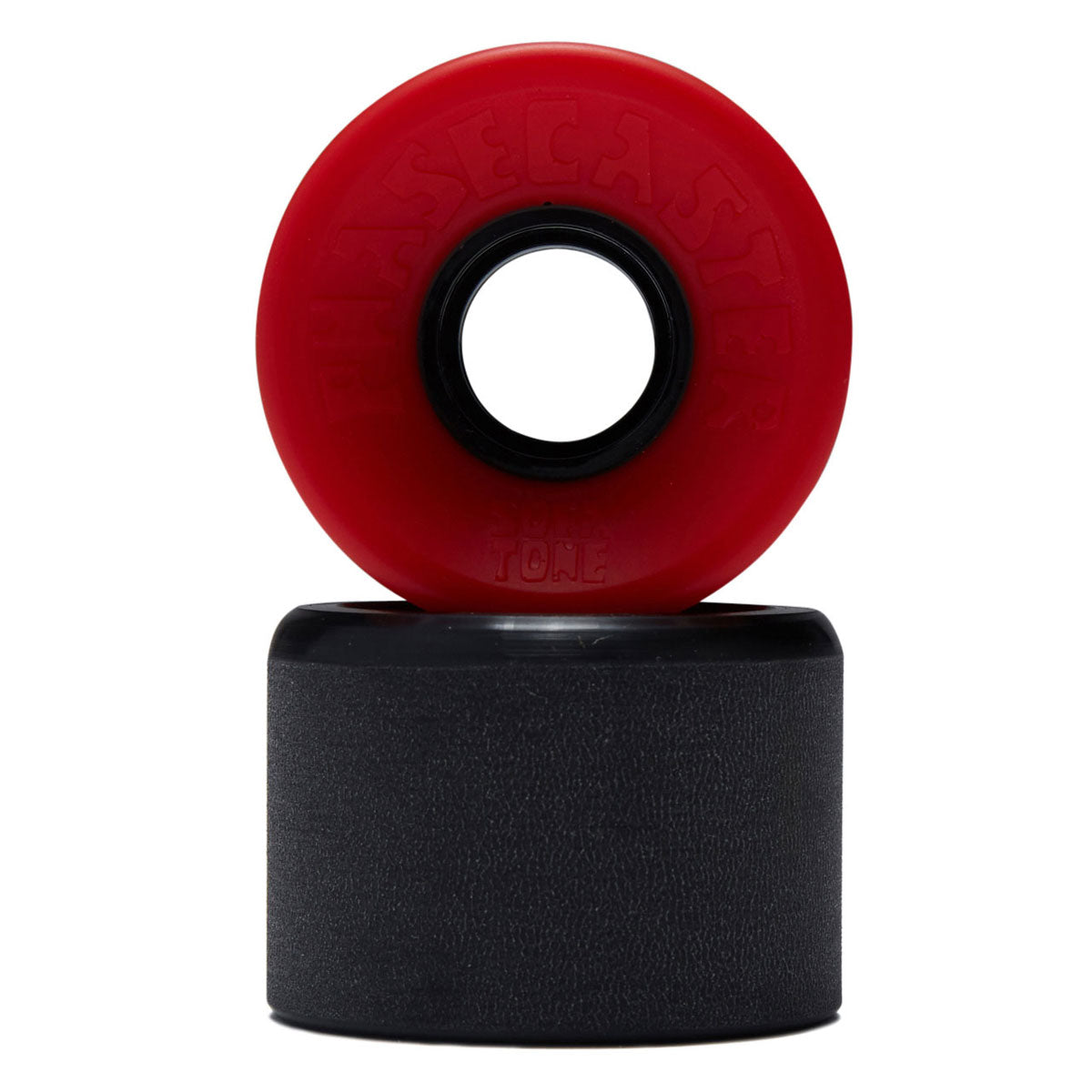 The Heated Wheel Phasecaster Sofa Tone 78a Cruiser Skateboard Wheels - Black/Red - 56mm image 2
