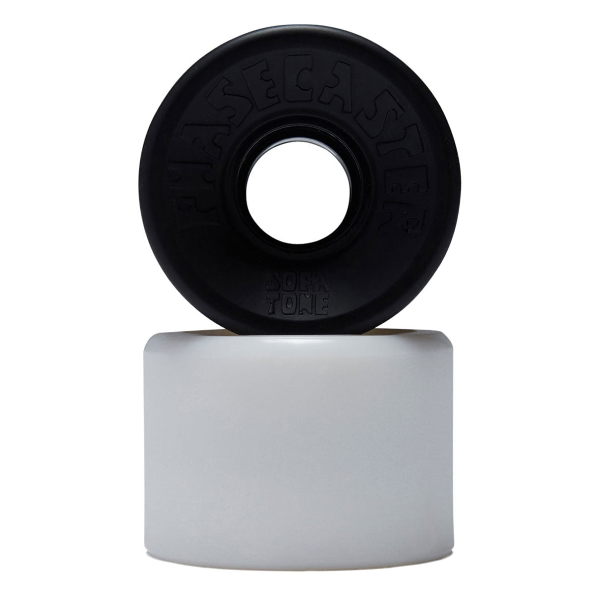 The Heated Wheel Phasecaster Sofa Tone 78a Cruiser Skateboard Wheels - Black/White - 56mm image 2