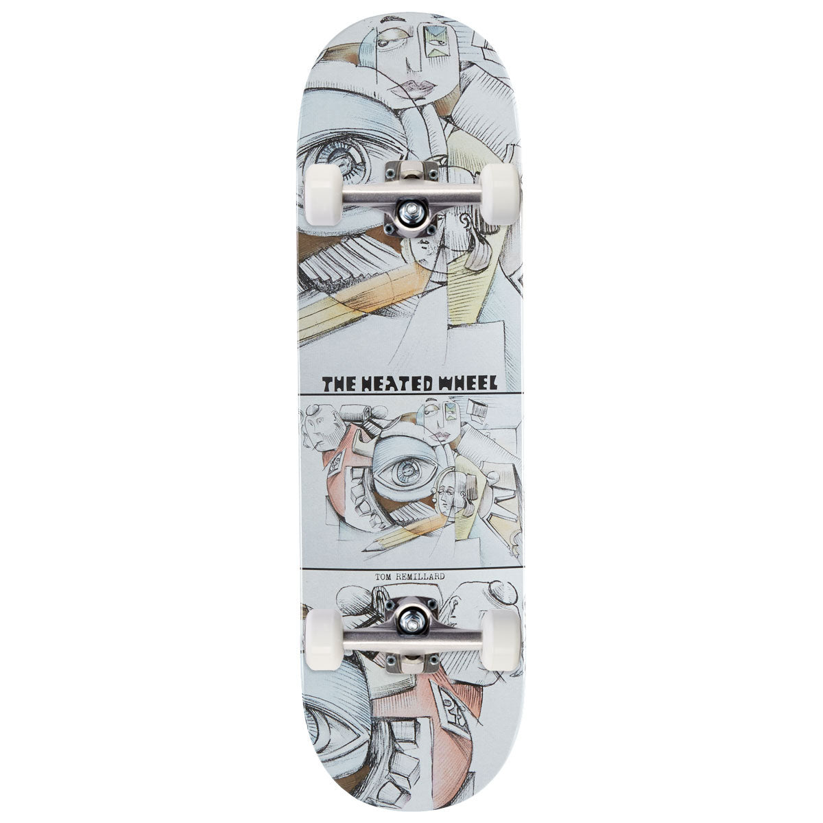 The Heated Wheel Tom Remillard Varied Vision Skateboard Complete - 9.00