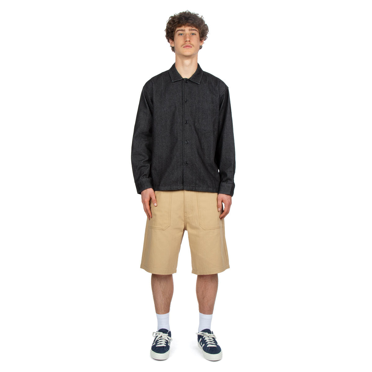 CCS Surplus Herringbone Shorts - Khaki image 3