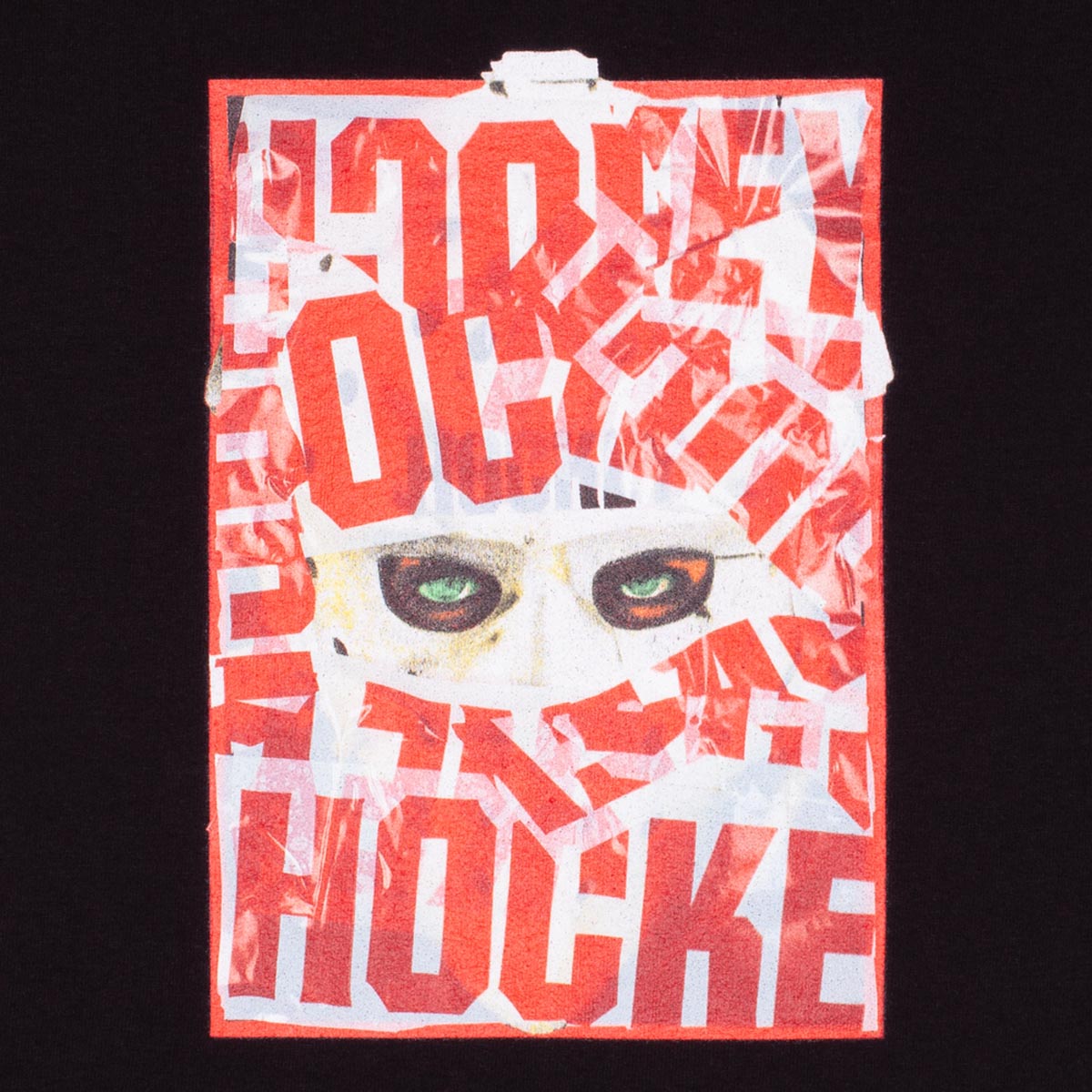 Hockey War All Over T-Shirt - Black image 2