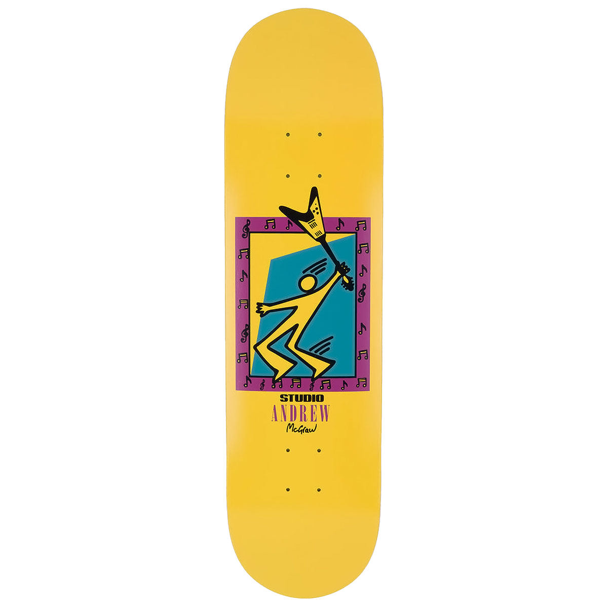 Studio Mcgraw Mosh Skateboard Deck - Yellow - 8.50