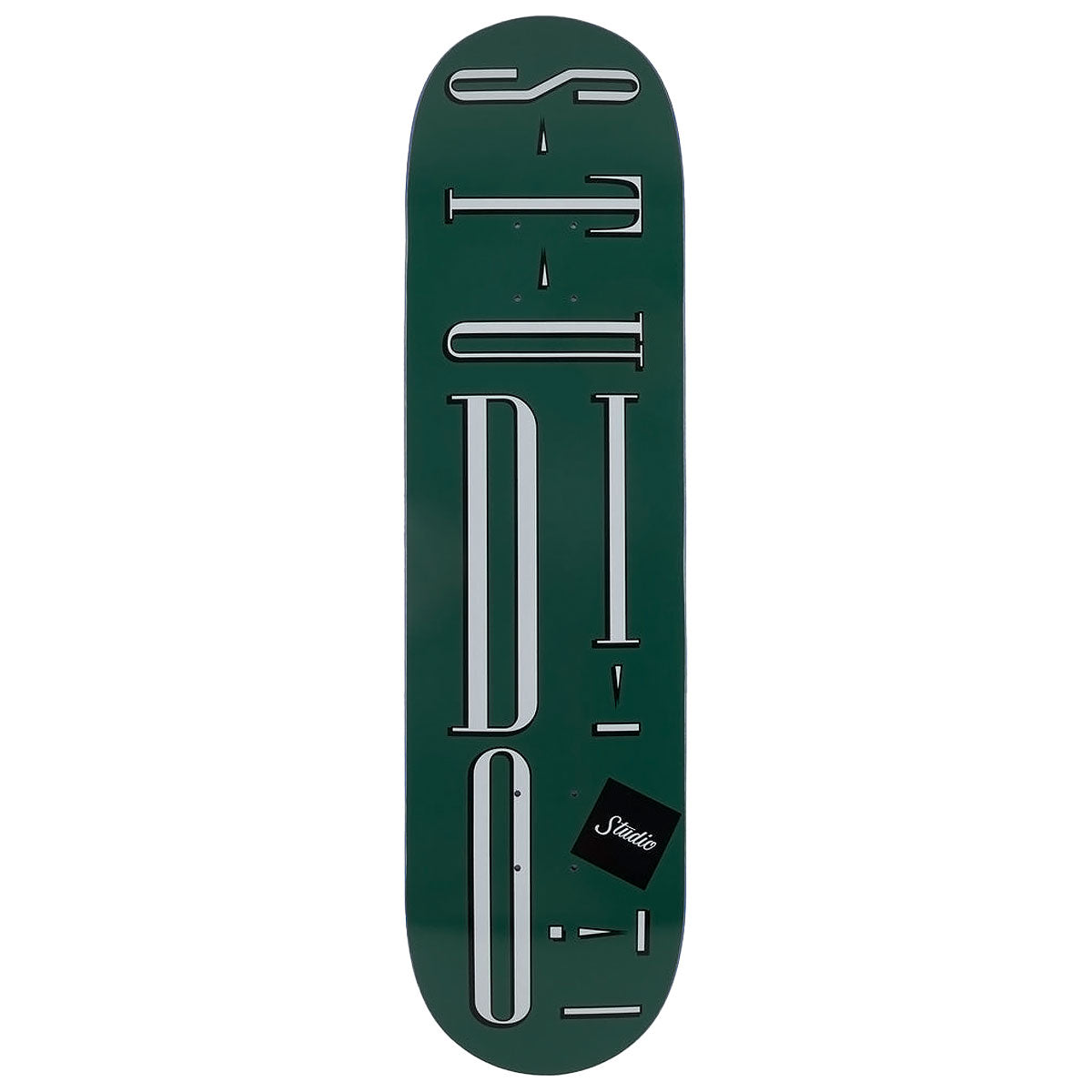 Studio Block Team Skateboard Deck - Green - 8.125