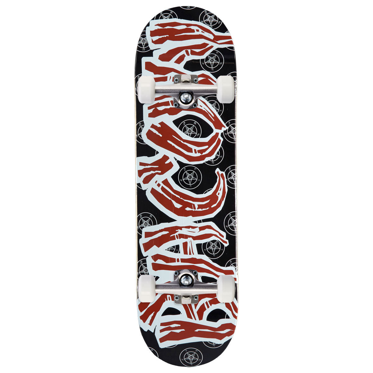 Bacon Plain Jane Pentagram Skateboard Complete - 9.00