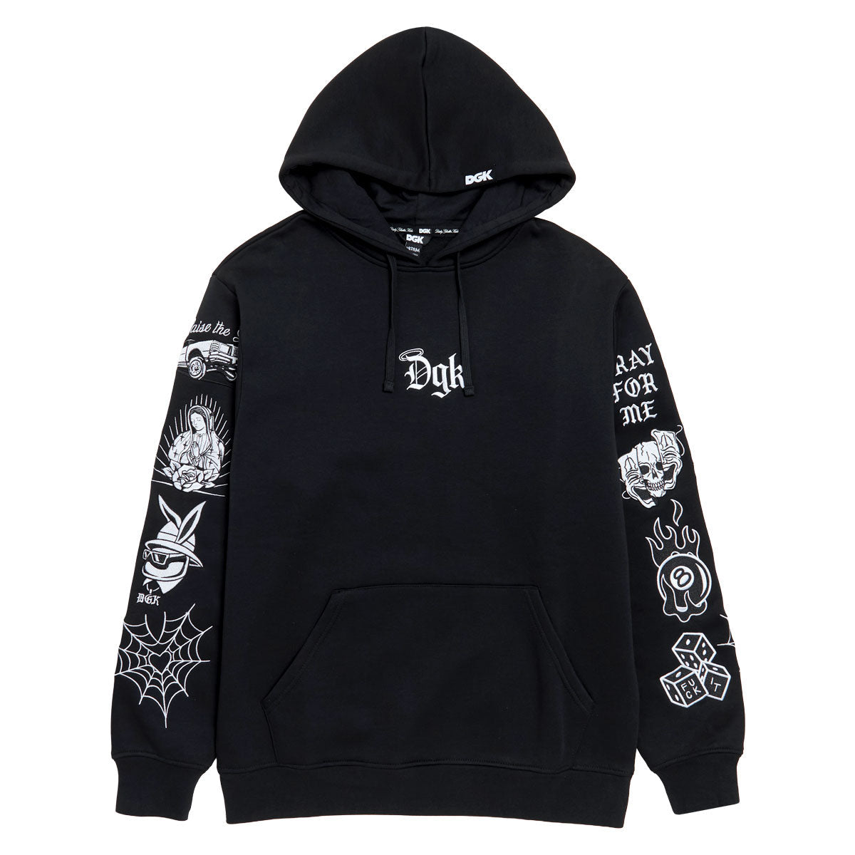 DGK Crazy Life Hoodie - Black image 1