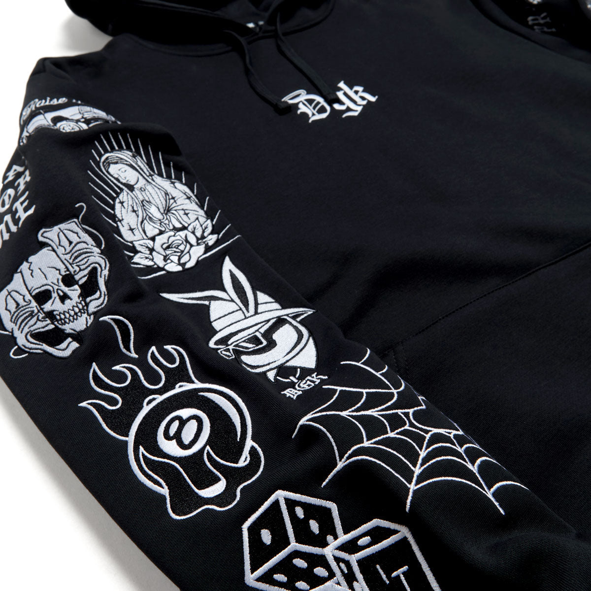 DGK Crazy Life Hoodie - Black image 3